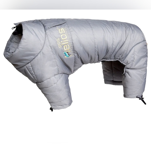 DOG HELIOS 'Thunder-Crackle' Full-Body Bodied Waded-Plush Adjustable XS grey - Picture 10 of 13